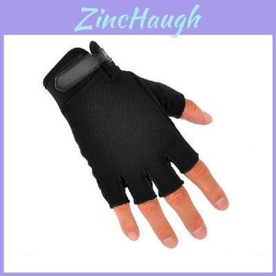 Durable Knitted Half Finger Gloves For Outdoor Adventures And Sports Protection