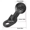 Angled Head Adapter Ball Base Angled Shock Absorbing Sturdy Alloy Ball Base Motorcycle Phone Holder Cycling Accessories for Bike