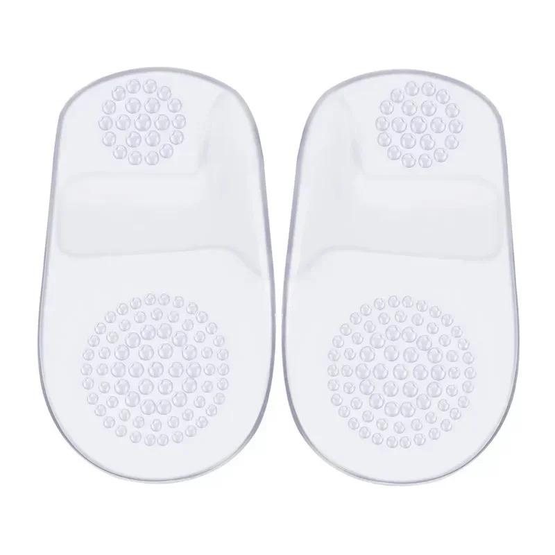 Silicone Plantar Fasciitis Insole GEL Orthopedic Shoe Sole Arch Support Pain Relieve Foot Pads Shock Absorbing  Non-Slip Cushion