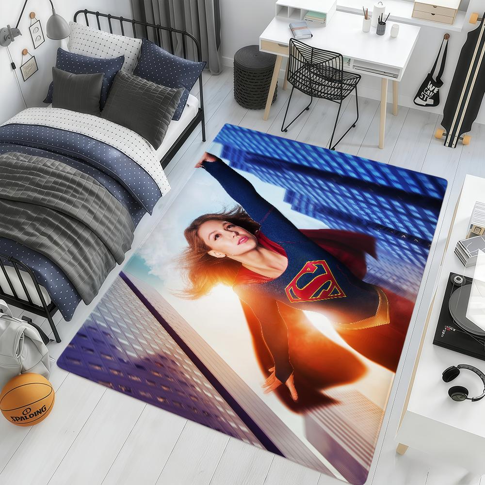 

фильм классное искусство S-Супергёрл ML дом Прикроватный коврик Кухня Ванная Напольный коврик Прихожая Балкон Ковер Вход Коврик для двери Декор Дом 40cm x 60cm