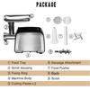 Electric Meat Grinder 100% Stainless Steel Multifunction Food Chopper Sausage Stuffer Appliance for Kitchen 3000W