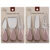 6-Piece Stainless Steel Cheese Knife and Fork Set - Western Style Cutlery