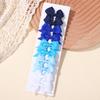 10Pcs/set Cute Solid Bows Baby Hair Clips Candy Color for Girls Princess Hairpins Barrettes Kids  Grosgrain Hair Accessories