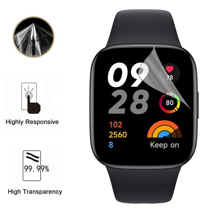 Ochranná fólie pro Xiaomi Redmi Watch 2 [6 kusů] Ultra tenká odolná plastová fólie Phonillico