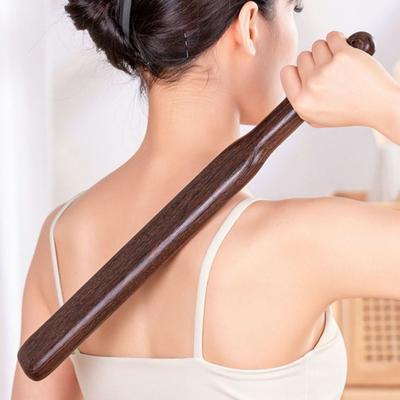 Handheld Wooden Scraping Tools Long Handle Lymphatic Drainage Massager  Self Treatment
