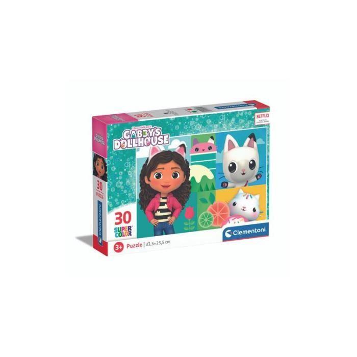 Puzzle - CLEMENTONI - Gabby S Dollhouse - 30 Pièces - Dessins Animés - Pour Enfants À Partir De 3 Ans