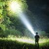 White Laser Flashlight, Multi-functional, Outdoor Portable Long-beam Searchlight, Power Bank, Strong Light Flashlight