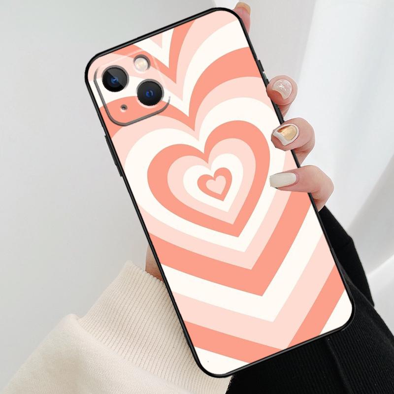 Colorful Heart Circle Love Phone Case For iPhone 17 Pro Max 16 15 11 13 12 14 Pro Max mini 15 16 Plus 16e 17 Air Cover
