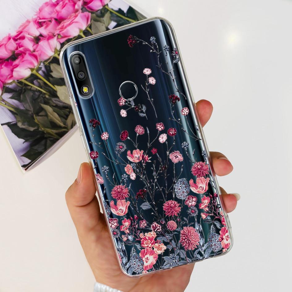 For Asus ZenFone Max Pro M2 Case ZB631KL ZB633KL Luxury Marble Bumper Soft Clear Silicone Phone Back Cover For Asus X01BDA Capas