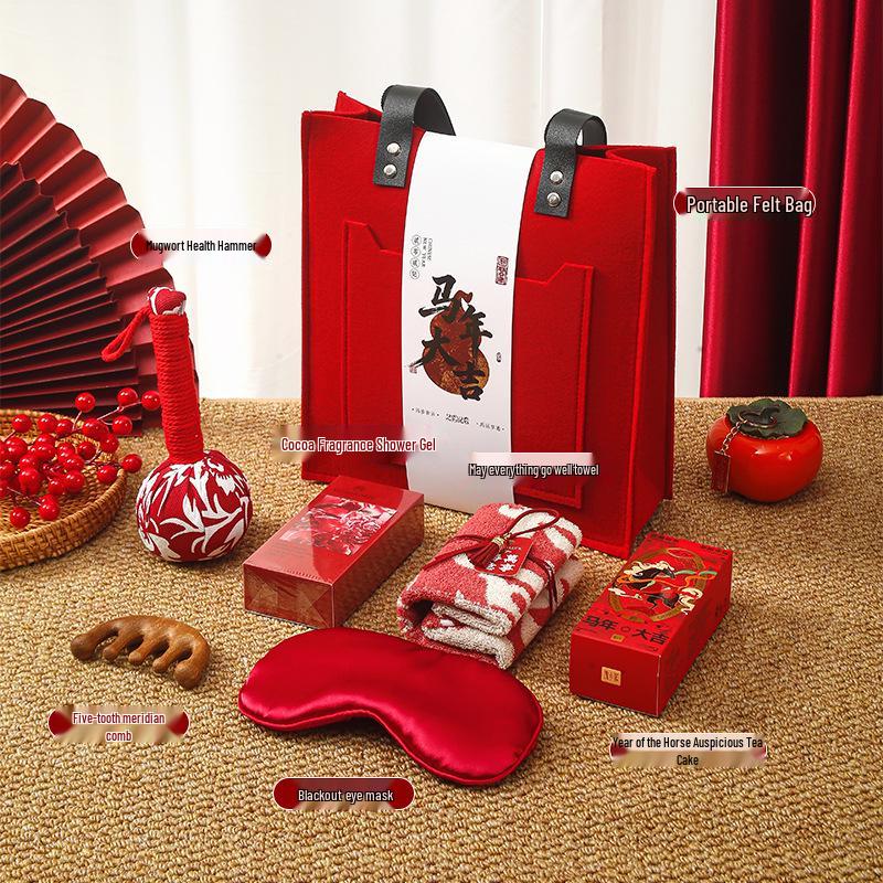 2026 Year of the Horse Souvenir Gift Bag: Corporate Anniversary & New Year Gifts for Customers & Employees