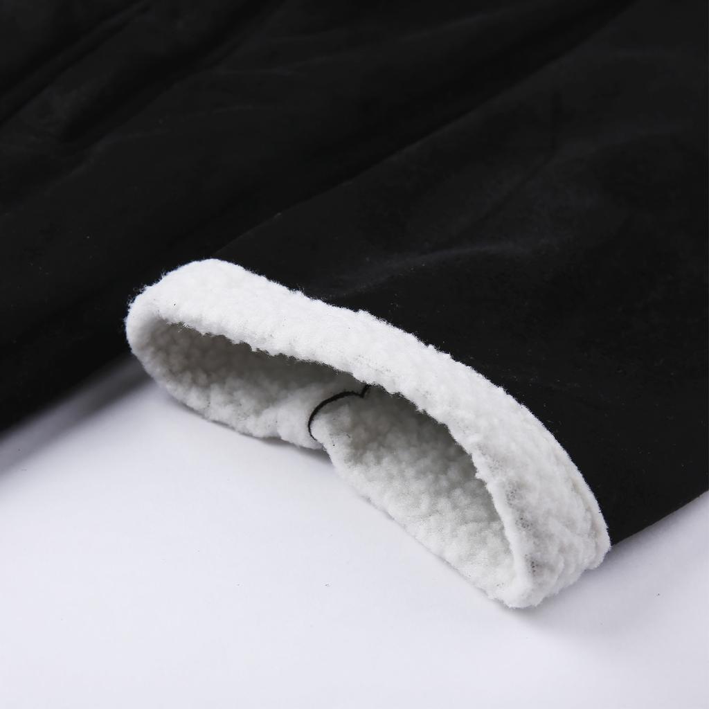 Men Winter Warm Turndown Neck Soft for Windproof Soft Coat  Jacket