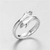 Trendy Stainless Steel Hugging Ring