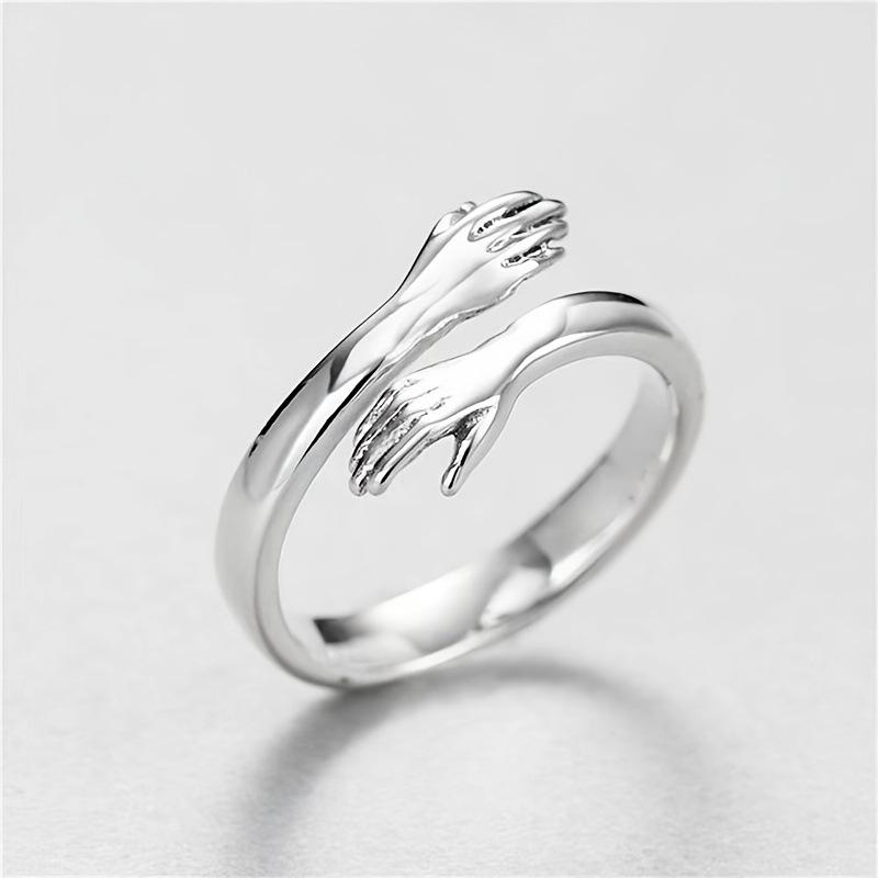 Trendy Stainless Steel Hugging Ring