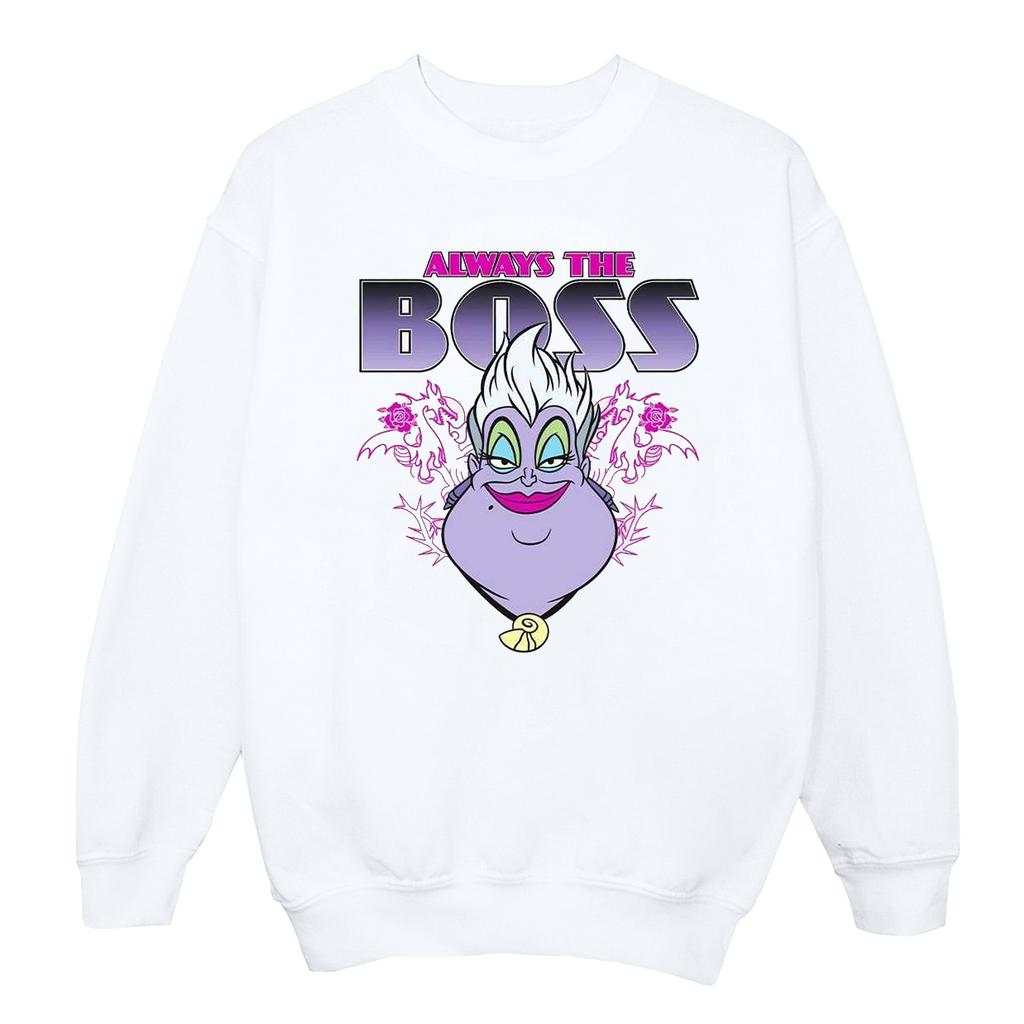 Disney Womens/Ladies The Little Mermaid Ursula Mum Is The Boss Sweatshirt