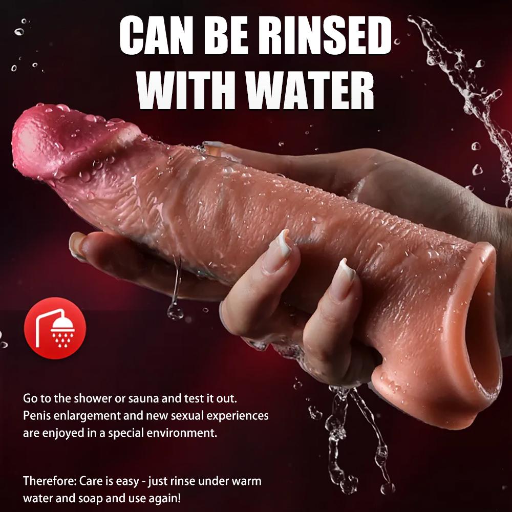 Kohoutí penisový kroužek silikonový zvětšovací návlek zámek spermatu sexuální hračky pro muže oddalování ejakulace kohoutí kroužky sexuální produkty zboží pro dospělé