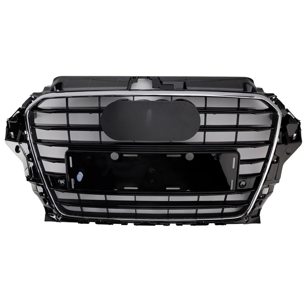 Front Bumper Grille Grill 8V3853651 Fit A3 S3 2013-2016 Chrome
