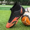 Football Shoes Boys Broken Nails Spikes Male Female Adult Student High Top Lawn Sneakers Competition Training Shoes