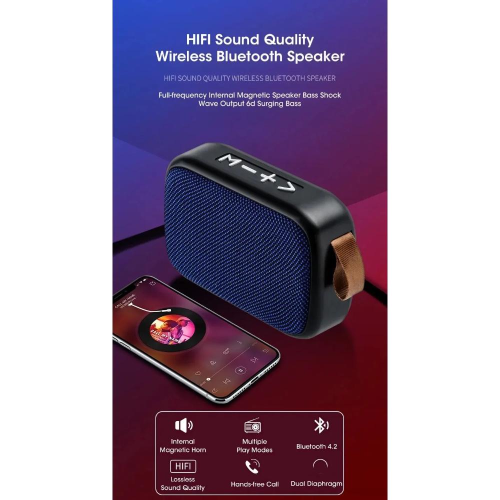 Nový bezdrátový reproduktor Venkovní přenosný subwoofer Mini reproduktor Domácí látkový kartový reproduktor