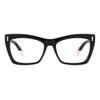 Lunettes de Vue MISSONI MIS 0207 53/17/145 807 BLACK ACETATE FRAMES WOMAN MISSONI MIS 0207 BLACK Optical frames 53