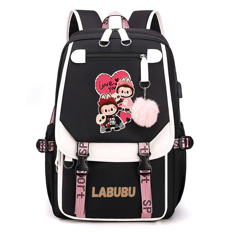 2024 New Labubu Labubu Primary School Schoolbag Boys 1236 Grade Boys Children Backpack