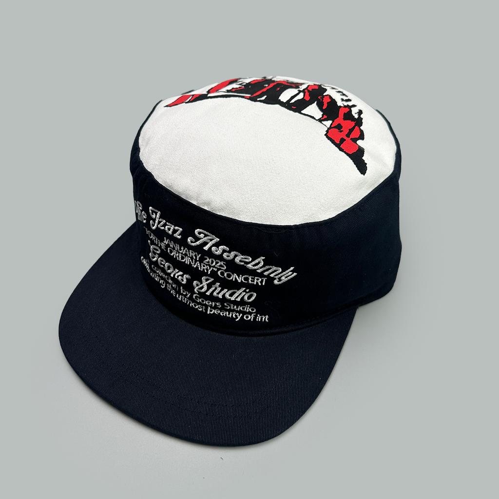 Spring And Autumn Color Matching Plaid Letter Embroidery Baseball Cap Men And Women Flat Top Hip Hop Retro Flat Brim Cap