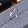 Stainless Steel Crescent Moon Phase Ring for Women Witch Amulet Jewelry Gift Theme