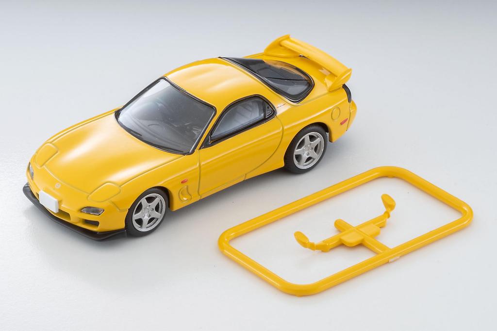 Tomytec Tomica Limited Vintage Neo LV-N267d Mazda RX-7 Type R Bathurst R (Yellow) 2001 Model, Completed
