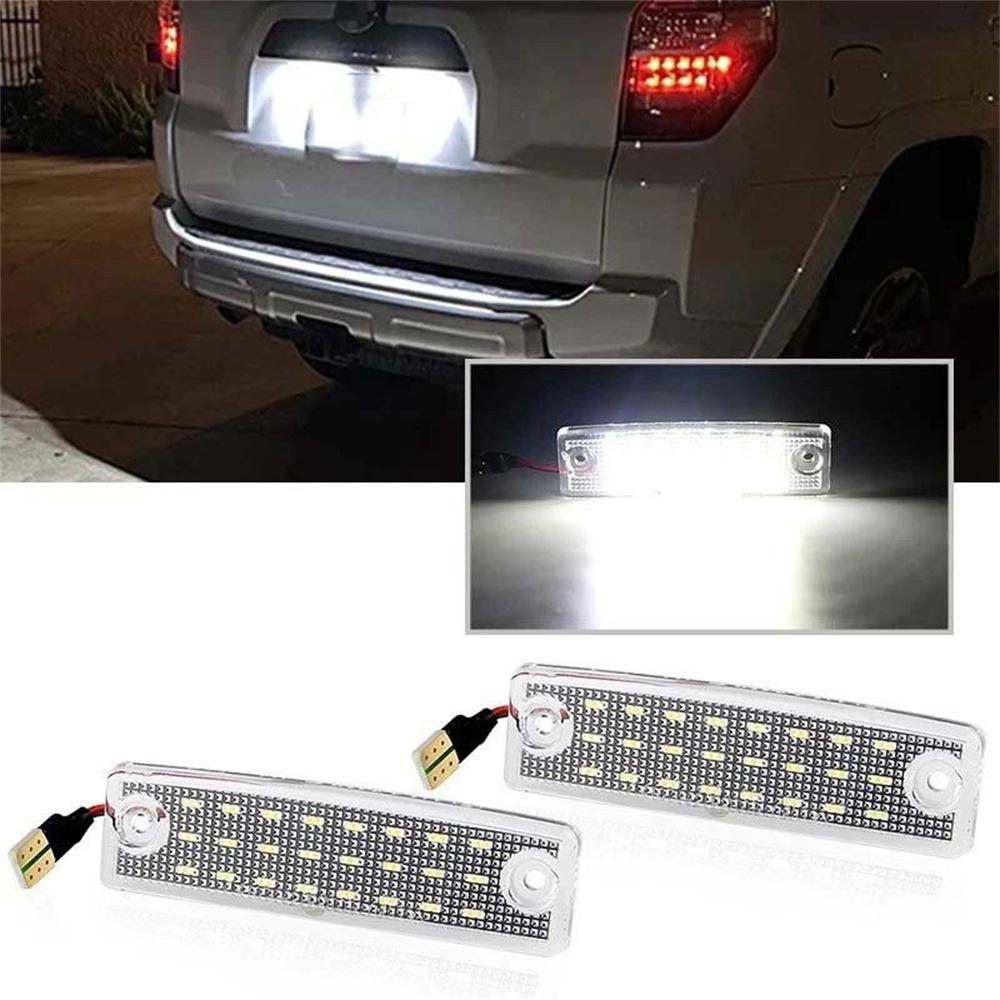 2x LED License Plate Light For Toyota 4Runner 1996-2022 Toyota Sequoia 2008-2019
