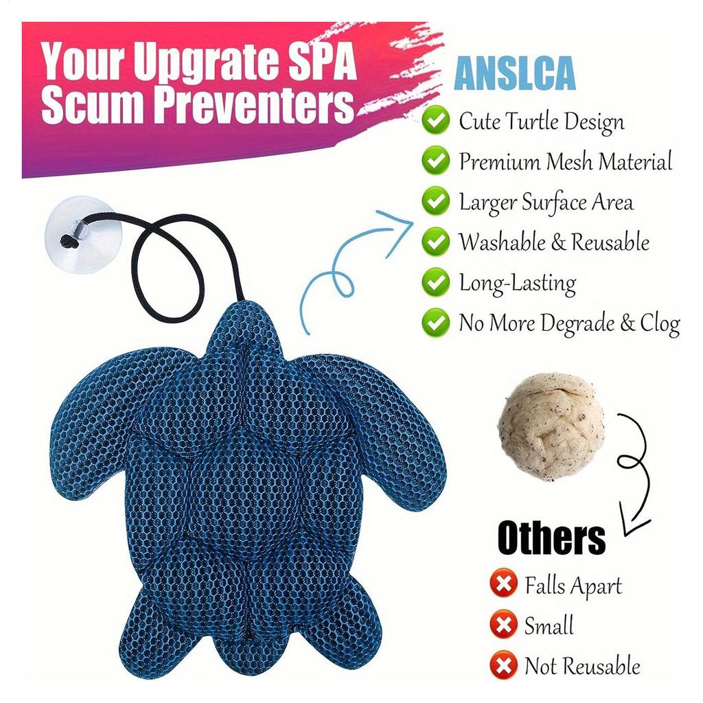 Hot Tub Oil Absorbing Sponge Scum Absorber Floating Washable Filter Bathtub Accessories Reusable Cleaner Supplies for Spa Bath