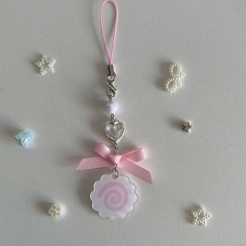 Roztomilý rybí talíř Přívěsek na telefon s přívěškem na kartu Karta Creative Kawaii Keychain for Phone Bag Accessories