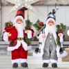 Charming Backpack Festive Christmas Decor Santa Claus Doll