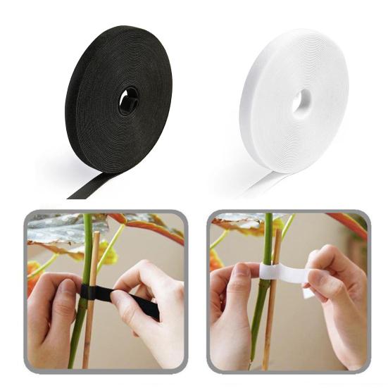 1 Roll Multi-use Anti-slid Cable Tie Fastener Tape Practical Adjustable Wire Tie Wrap for Home