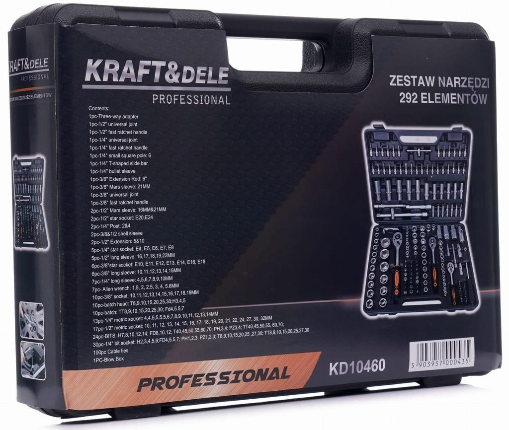 Zestaw narzędzi 292el. KD10460