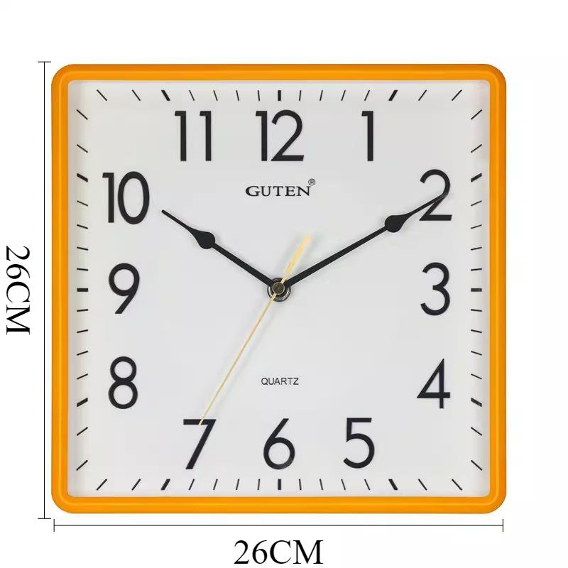 Silent Wall Clocks Square Minimalist Stylish Modern Wall Clock Elegant Art Aesthetic Watch Home Living Room Decoration Ornaments