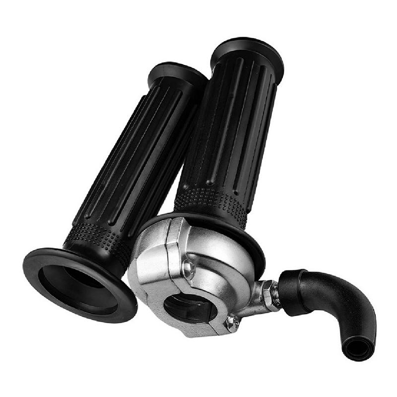 Universal Motorcycle Mini Quick Throttle With Throttle Handle Grip 190Cm Brake Throttle Cable Handle Bar Twist Hand