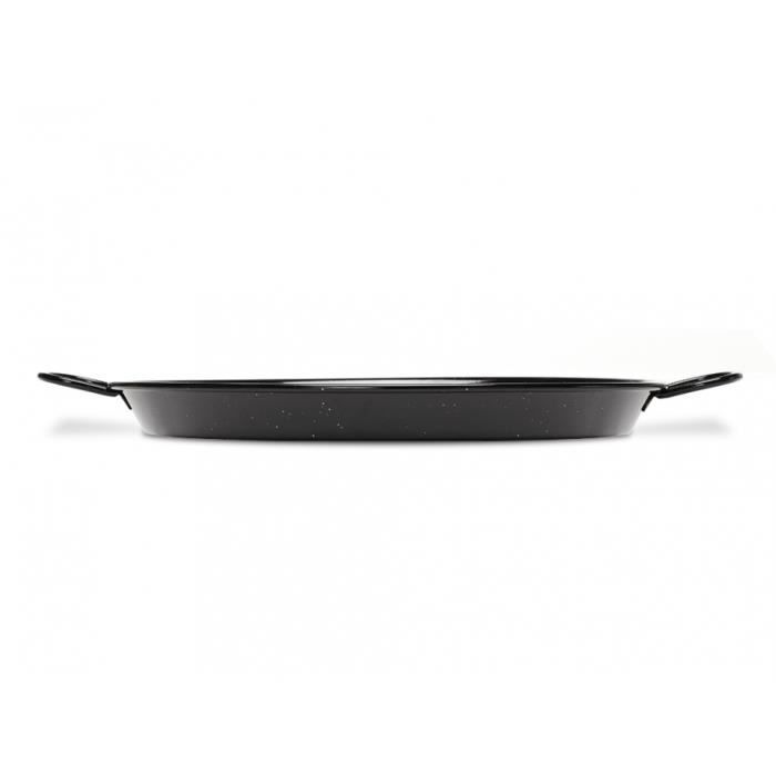 Paella Pan - VAELLO CAMPOS - BADALONA - Enamelled Steel - 46 Cm - Suitable for All Heat Sources