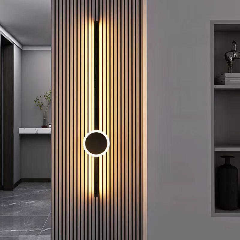 LED chambre lampe de chevet moderne LED bande lampe salon TV fond applique lampe d'allée