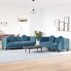VidaXL 2-Piece Sofa Set with Cushions, Sofas with Armrests and Legs, Living Room Furniture, Modern, 3209265