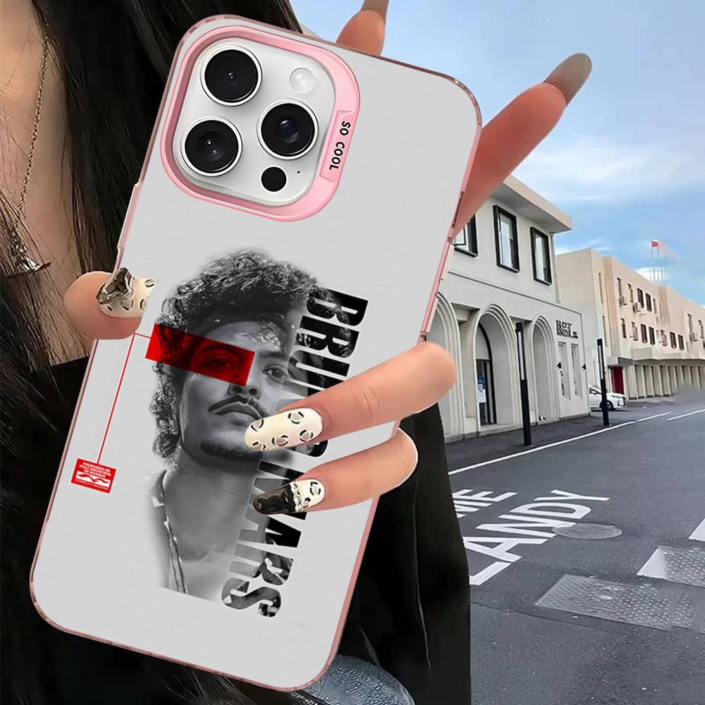 Bruno Mars Phone Case For iPhone 17 16 15 14 13 12 11 Pro MAX Matte Shockproof Back Anti Fall Matte Cover