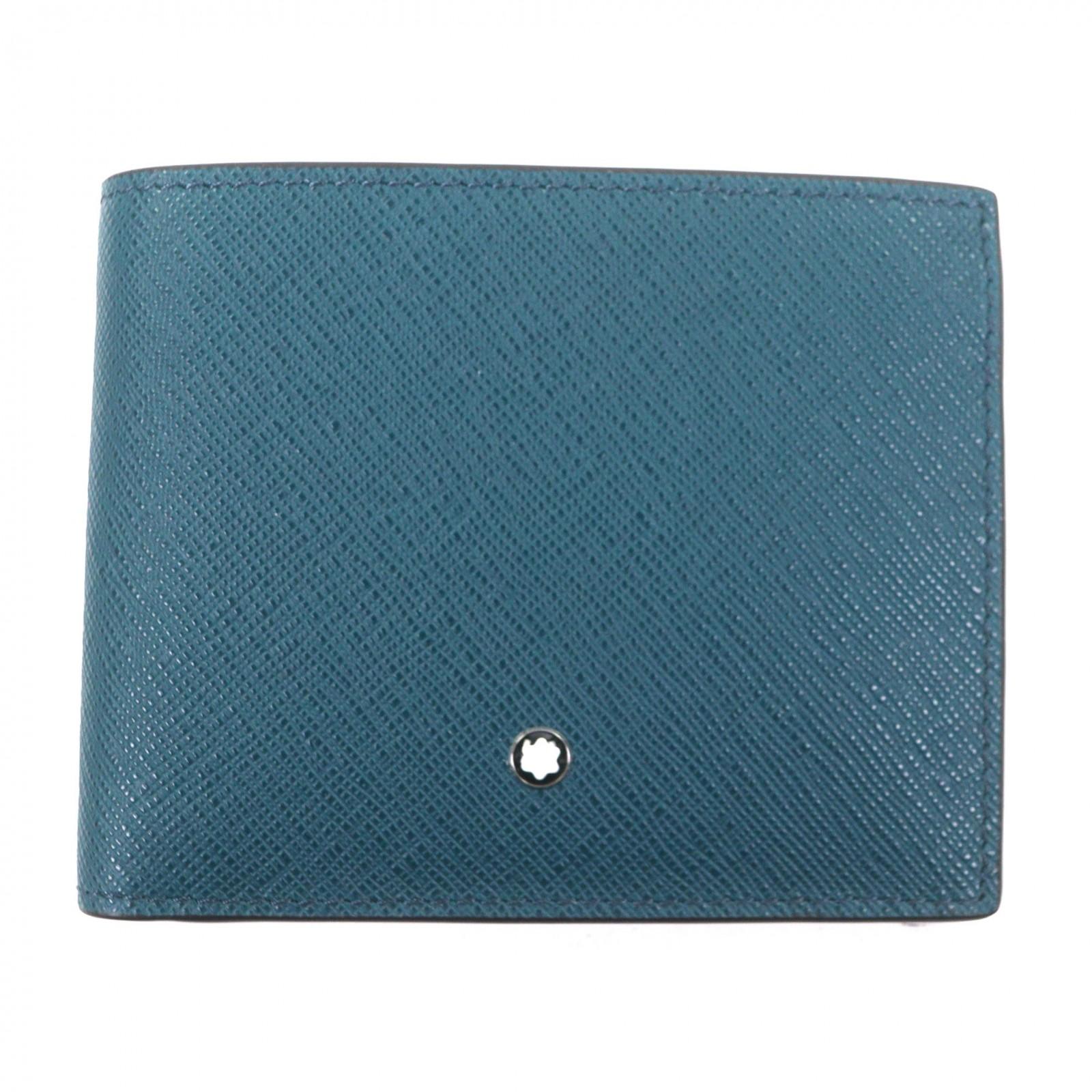 

Pristine MONTBLANC Bifold Wallet Salt Real Green system leather mens Used