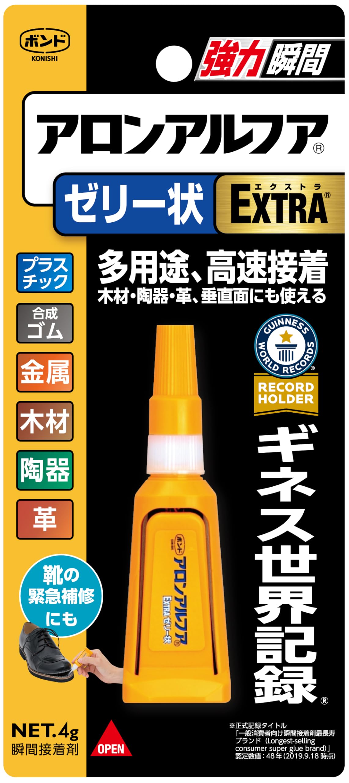 

Konishi in Bond Aron Alpha Instant Adhesive EXTRA Jelly 4 г 10 шт. Белый [Продается коробка] белый