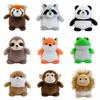 Raccoon Stuffed Animals Doll Frog Panda Plush Doll Little Animal Plush Toy  Kids Holiday Gifts