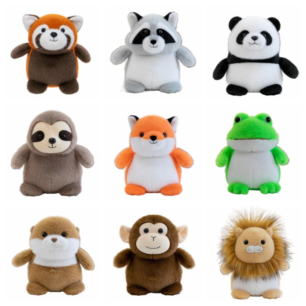 Raccoon Stuffed Animals Doll Frog Panda Plush Doll Little Animal Plush Toy  Kids Holiday Gifts
