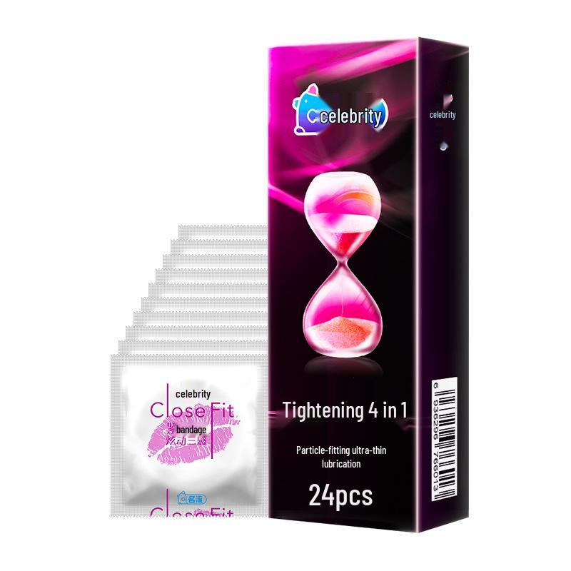 Celebrity Ultra-Thin 002 Gepunktete Kondome 10er-Pack: Ideal für Hotel- und Familienplanungsnutzung