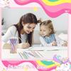 Spakon 48 Pcs Cute Unicorn Pencils for Kid Girl Funny Colorful Pencil with Eraser for Back to School Class Unicorn Party Favor Goodie Bag Stuffer
