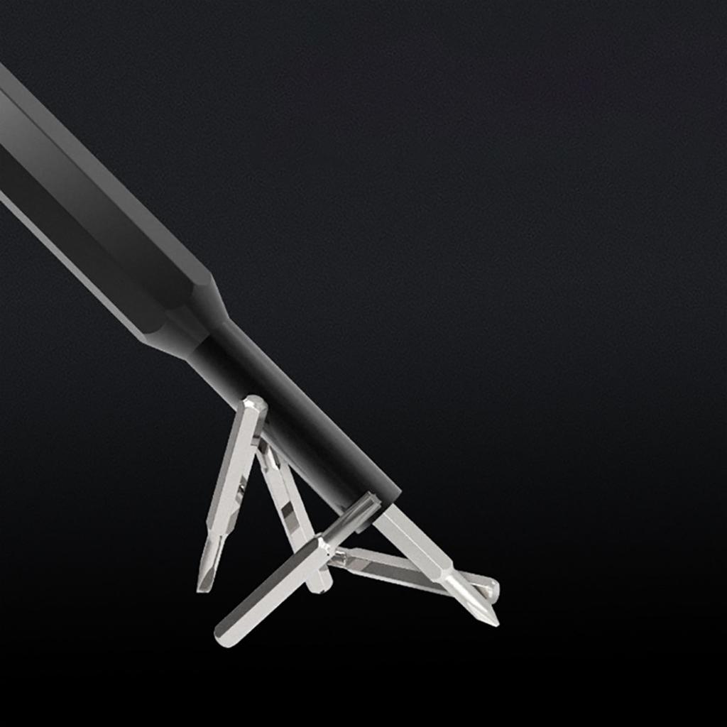 24-in-1 Precision Screwdriver Set with Aluminium Alloy Handle, Highly Hardened Metal Bits, Swivelling Design, Disassembly Kit