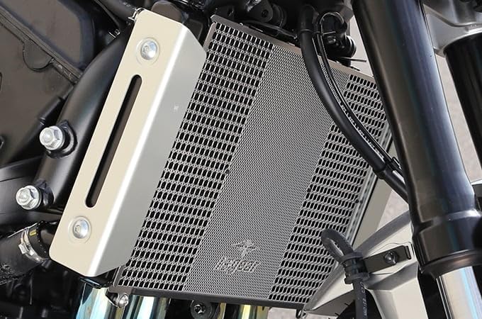 Gear Radiator Core Small for CB1000F and R's Guard, Logo, Silver, 25- 25- CB1000HORNET/SP (AC00-048H-SS)