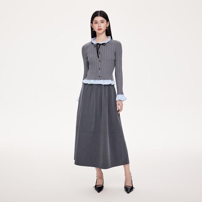 FivePlus Women's College Style Slim-Fit Knit Cardigan