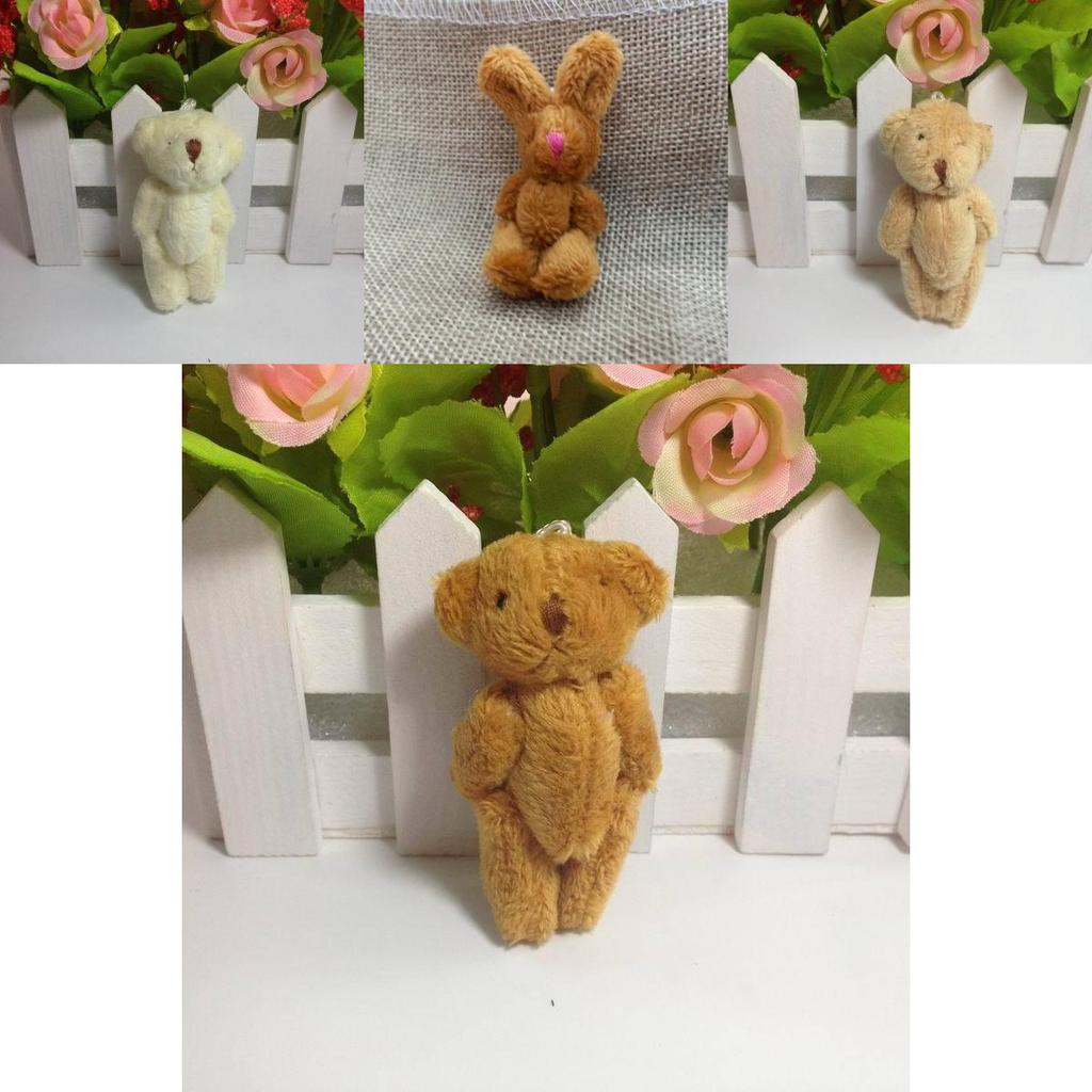 Adorable Mini Cute Plush Toy Tiny Rabbit Bear Doll With Soft And Cozy Feel