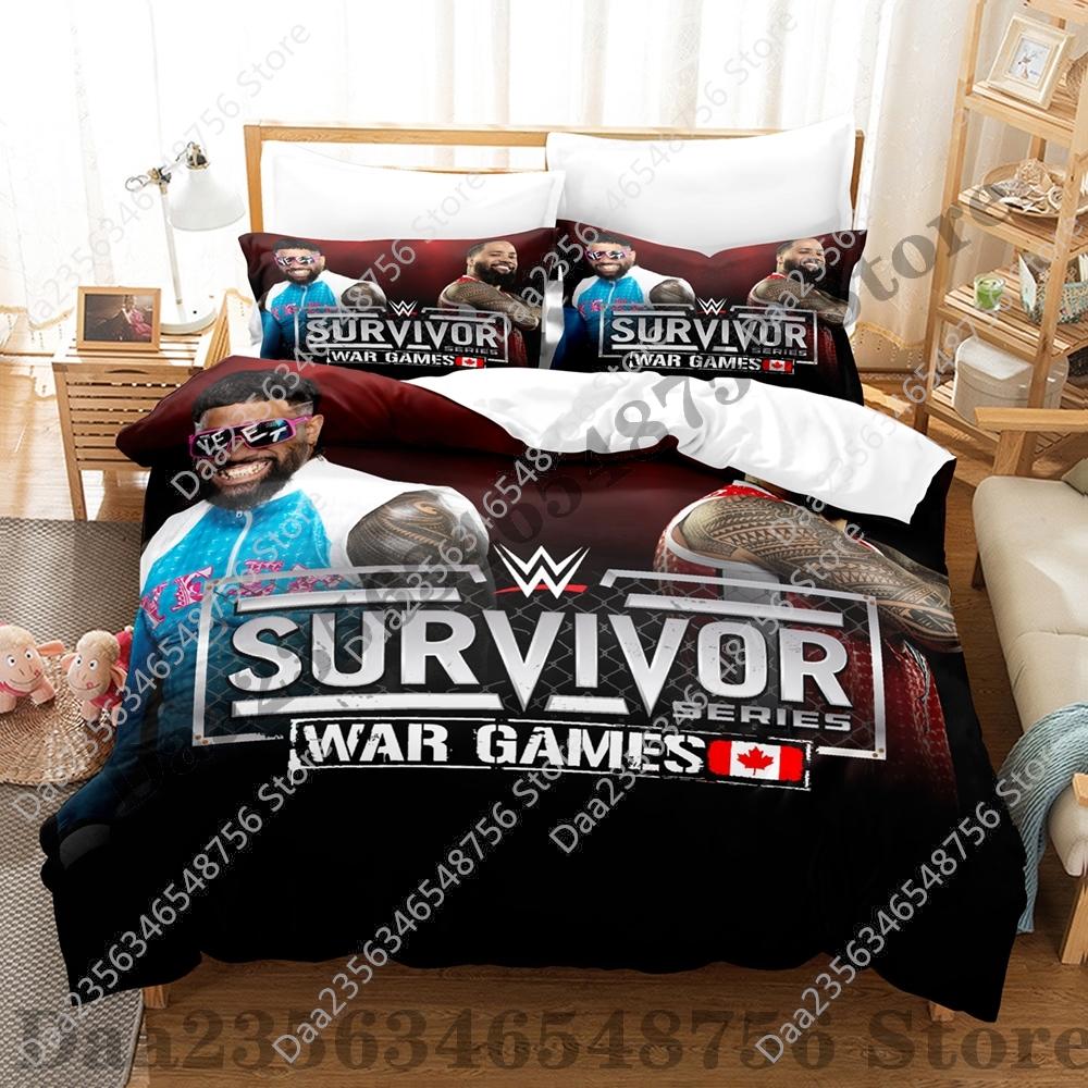Comforter Lightning Jey Uso Bedding Set Single Twin Full Queen King Size Bed Set Adult Bedroom s Wwe 2K25 Bed